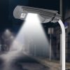 Napelemes utcai LED lámpa mozgásérzékelővel, 30W