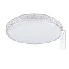 Elegáns, távirányítós mennyezeti LED lámpa állítható színhőmérséklettel, 24 – 36 W, 52 cm, fehér