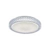 Elegáns, távirányítós mennyezeti LED lámpa állítható színhőmérséklettel, 24 – 36 W, 52 cm, fehér