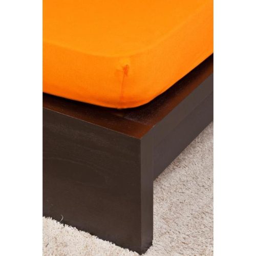 NATURTEX Jersey gumis lepedő 140-160x200 cm narancs