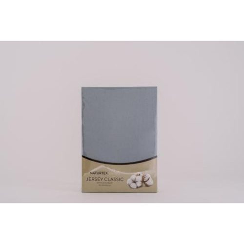 NATURTEX Jersey gumis lepedő 140-160x200 cm grafit