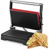 Royalty Line elektromos grill-, és panini sütő 1000W teljesítmény, piros