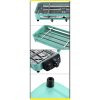 Többfunkciós elektromos grillsütő, 1500W, divatos menta színben