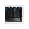 Vékony kialakítású SMD LED reflektor 50W teljesítménnyel, fekete színben