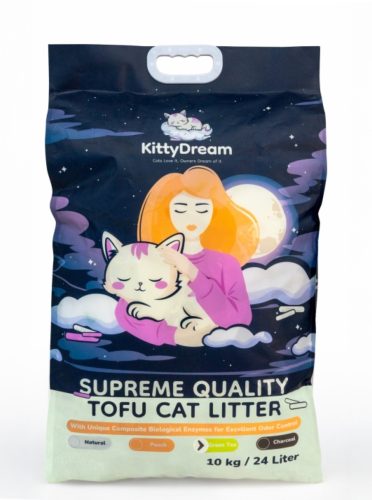 KittyDream tofu macskaalom 24L/10kg natúr